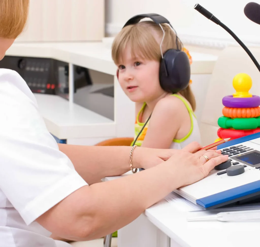 Esame audiometrico per bambini
